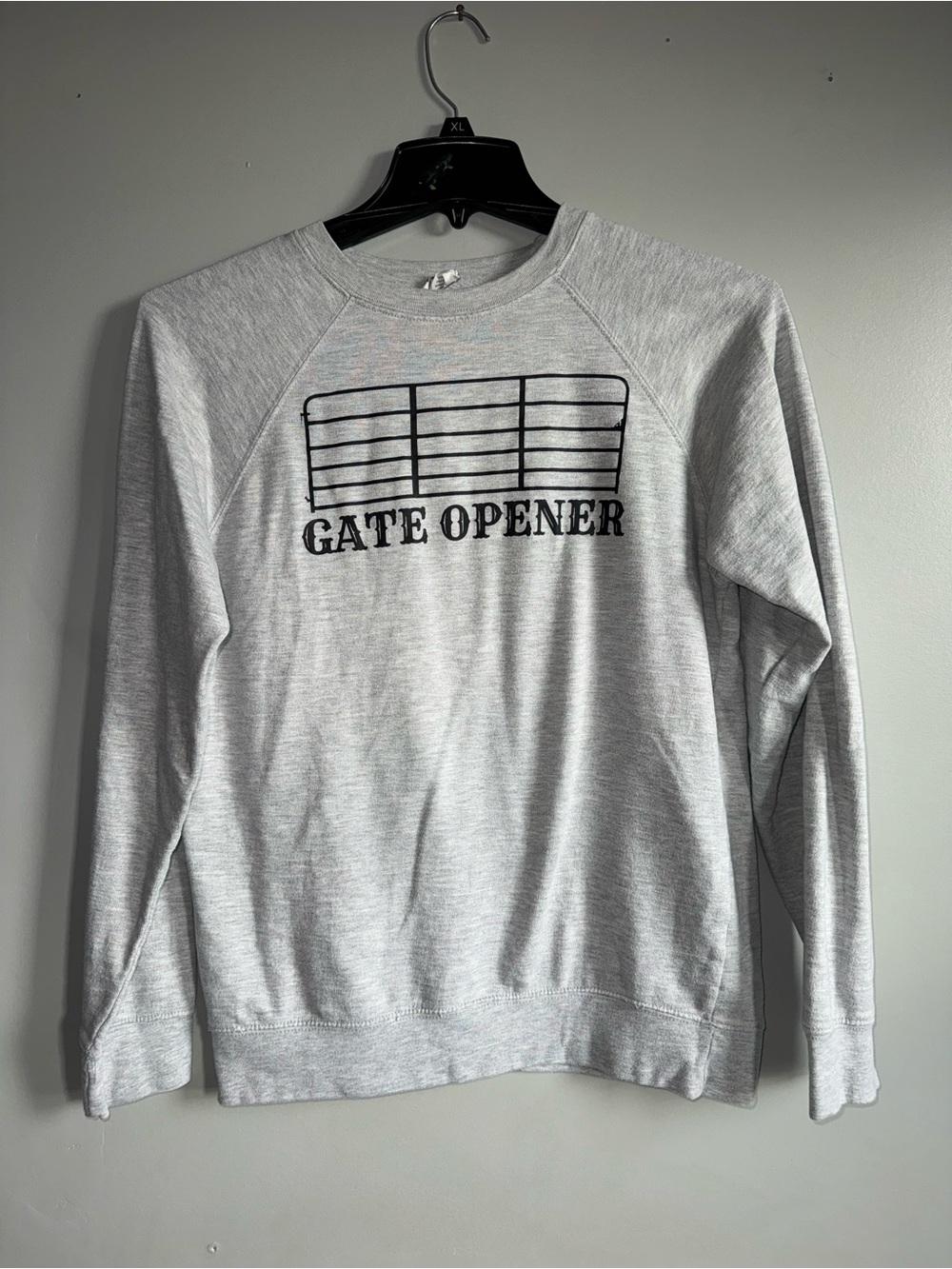 Gate Opener Gray Crewneck Sweatshirt